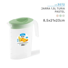 Cargar imagen en el visor de la galería, Jarra 1.5L Turia PASTEL
