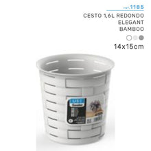 Cargar imagen en el visor de la galería, Cesto 1.6L Redondo Elegant
