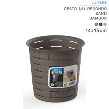 Cargar imagen en el visor de la galería, Cesto 1.6L Redondo Sand
