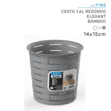 Cargar imagen en el visor de la galería, Cesto 1.6L Redondo Elegant
