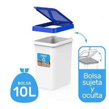 Cargar imagen en el visor de la galería, Cubos Neus Reciclaje, Envases Papel  Vidrios 12L, Sets 3
